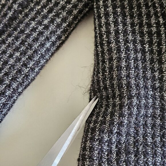 Savile Row Blazer Men US 46 Brown Tweed Wool Alpaca Lined 2B Ventless Vtg FLAWS - Picture 15 of 16